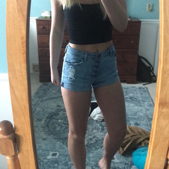 STS Blue High-Rise stretchy shorts - Picture 4 of 5